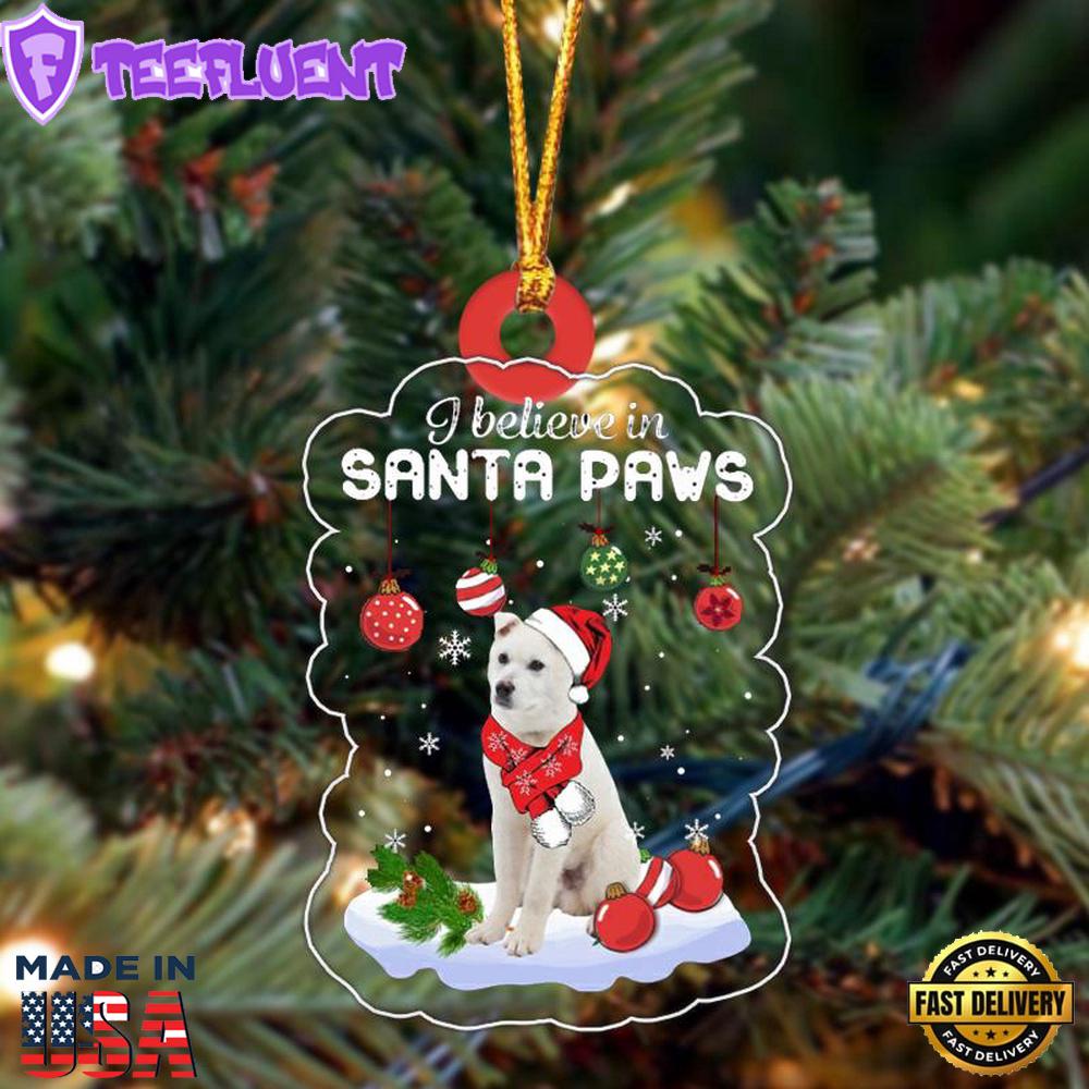 Jindo Christmas Ornament, Gift For Christmas