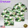 John Deere Tracked Tractor (9630T) Patrick'S Day Tie Dye Hawaiian Shirt