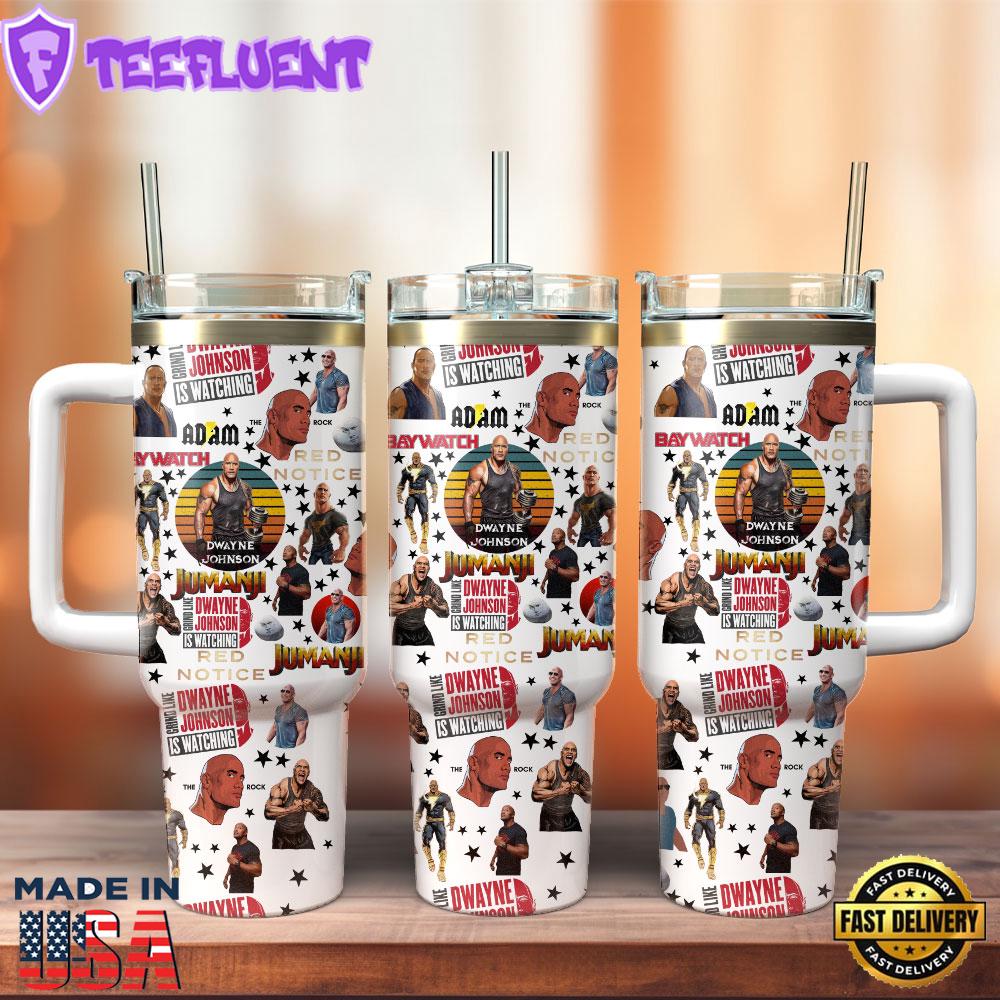 Jumanji Movie Custom Stanley Quencher 40oz Stainless Steel Tumbler