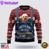 Just A Girl Who Loves Christmas And Goldendoodle Ugly Christmas Sweater For Men And Women