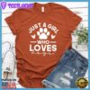 Just A Girl Who Loves Dogs Version 2 T-Shirt