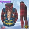 Just A Girl Who Loves Horses All Over Print Leggings Hoodie Set Outfit For Women Gift Xmas