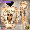 Just A Girl Who Loves Owls All Over Print Leggings Hoodie Set Outfit For Women Gift Xmas