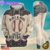 Just A Girl Who Loves Softball Mandala All Over Print Leggings Hoodie Set Outfit For Women Gift Xmas