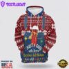 Just A Guy Who Loves Christmas And Chickens All Over Print 3D Hoodie