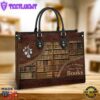 Just A Woman Who Loves Books Leather Bag Christ Gifts Leather Bags