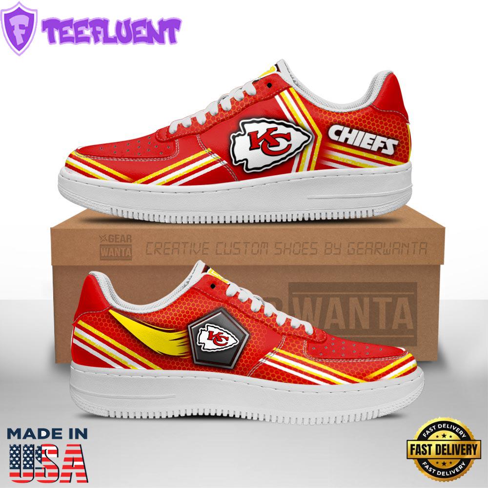 Kansas City Chiefs Air Sneakers Custom Force Shoes For Fans