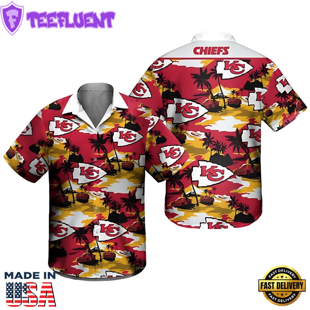 Kansas City Chiefs Beach Breeze Hawaiian Shirt
