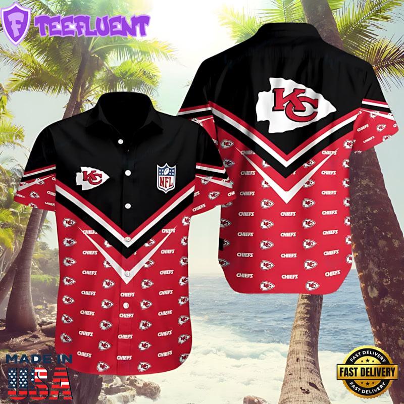 Kansas City Chiefs Chevron Pride Hawaiian Shirt