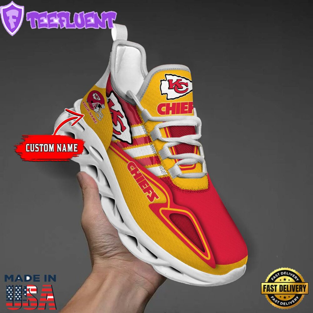 Kansas City Chiefs Clunky Max Soul Shoes NFL Personalized 1