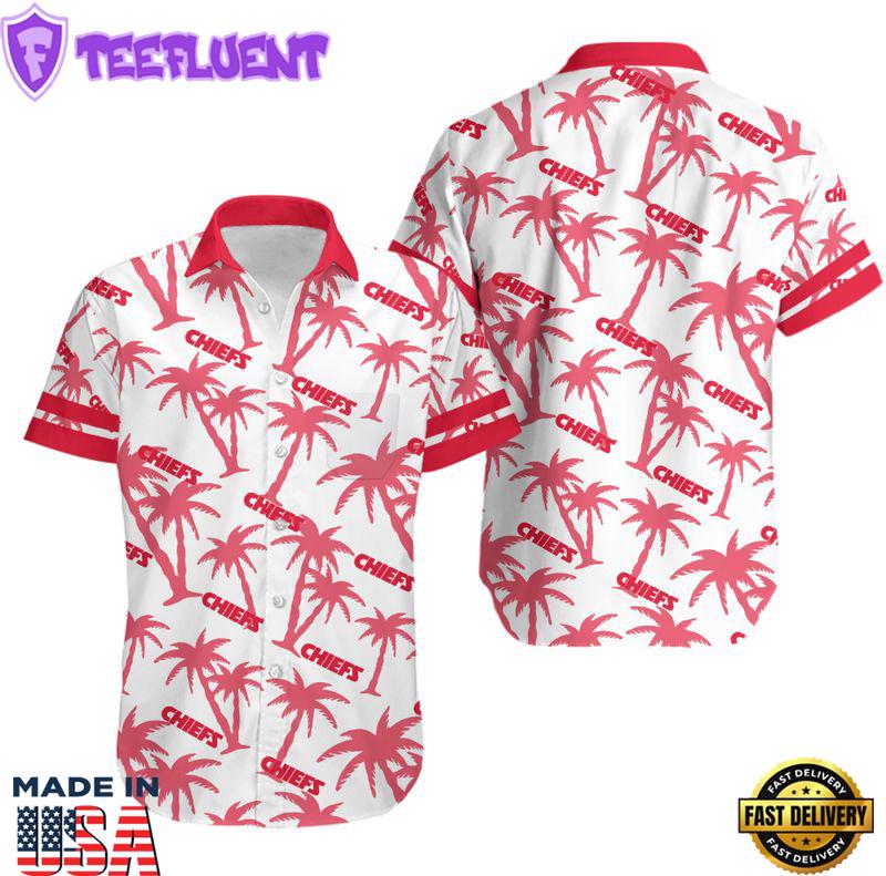 Kansas City Chiefs Coconut Tree Hawaiian Shirt and Shorts Summer
