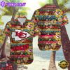 Kansas City Chiefs Colorful Flower Palm Leaf Hawaiian Shirt