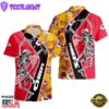 Kansas City Chiefs Dancing Skull Hawaii Shirt and Shorts Summer