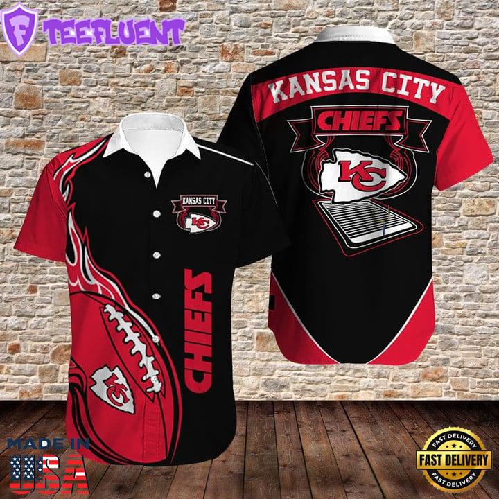Kansas City Chiefs Fireball Heat Hawaiian Shirt