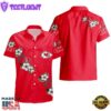 Kansas City Chiefs Flowers Hawaii Shirt and Shorts Summer