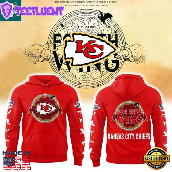 Kansas City Chiefs Fourth Wing Night Of Dragon Celebration 2025 Hoodie