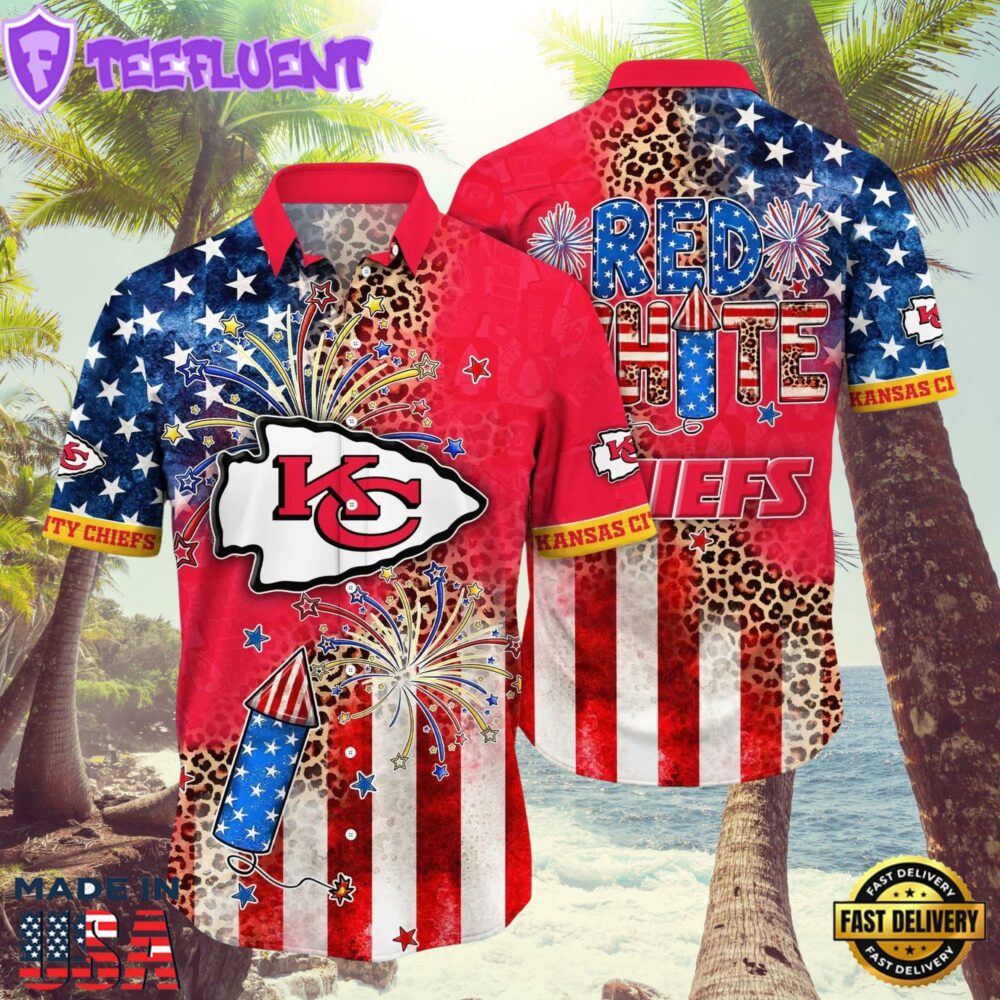 Kansas City Chiefs Hawaiian Shirt Independence Day