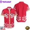 Kansas City Chiefs Hibiscusand Hawaiian Shirt and Shorts Summer