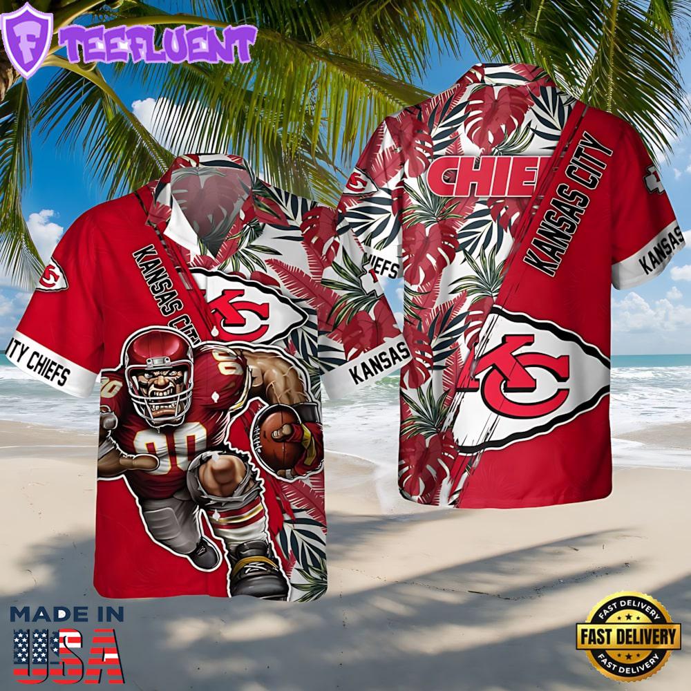 Kansas City Chiefs Island Warrior Hawaiian Shirt