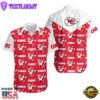 Kansas City Chiefs Mickey and Flowers Hawaiian Shirt and Shorts Summer