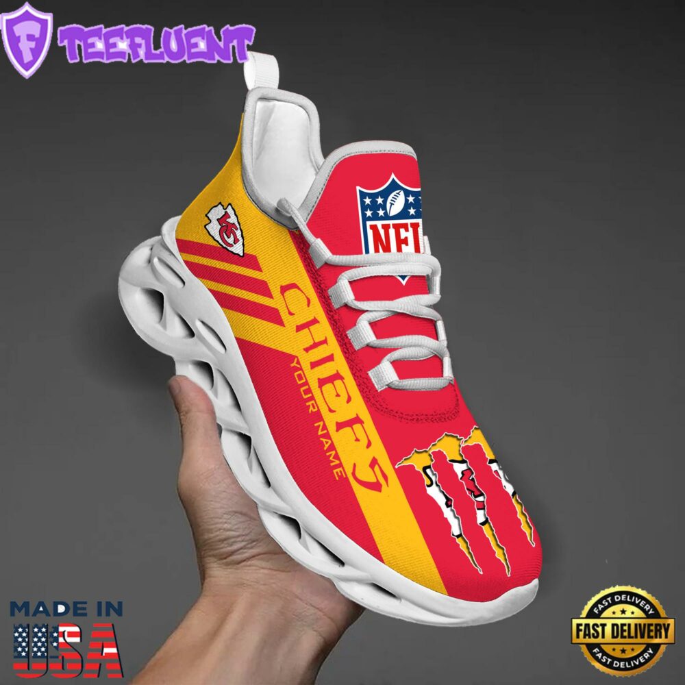 Kansas City Chiefs NFL Clunky Max Soul Shoes Personalized