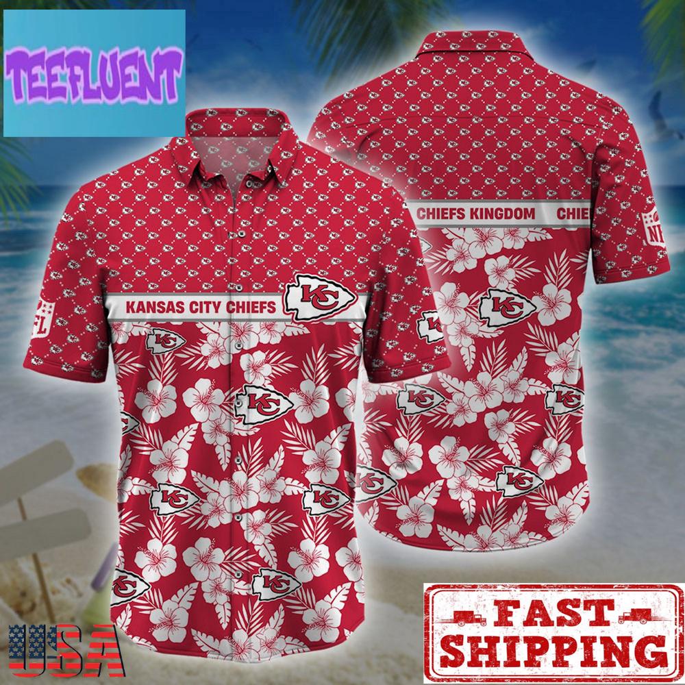 Kansas City Chiefs NFL Palm Leaves Hawaiian Shirt