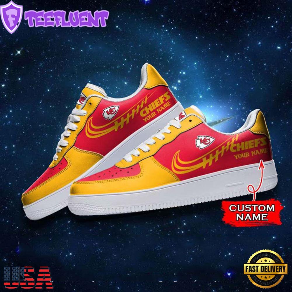 Kansas City Chiefs NFL Personalized Air Force Sneaker
