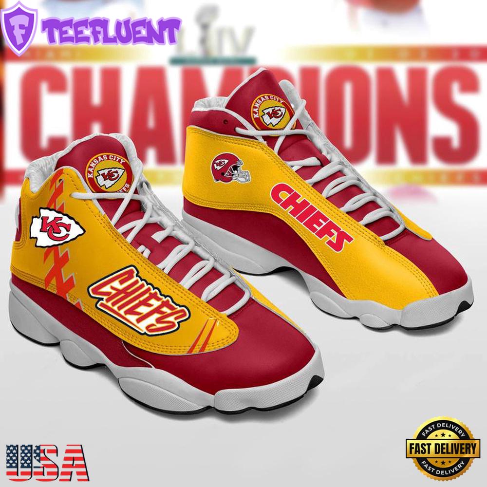 Kansas City Chiefs NFL Ver 2 Air Jordan 13 Sneaker - Gift For Fans