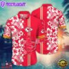 Kansas City Chiefs Red Hibiscus White Flowers Hawaiian Shirt