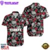 Kansas City Chiefs Roses And Skull Hawaii Shirt and Shorts Summer