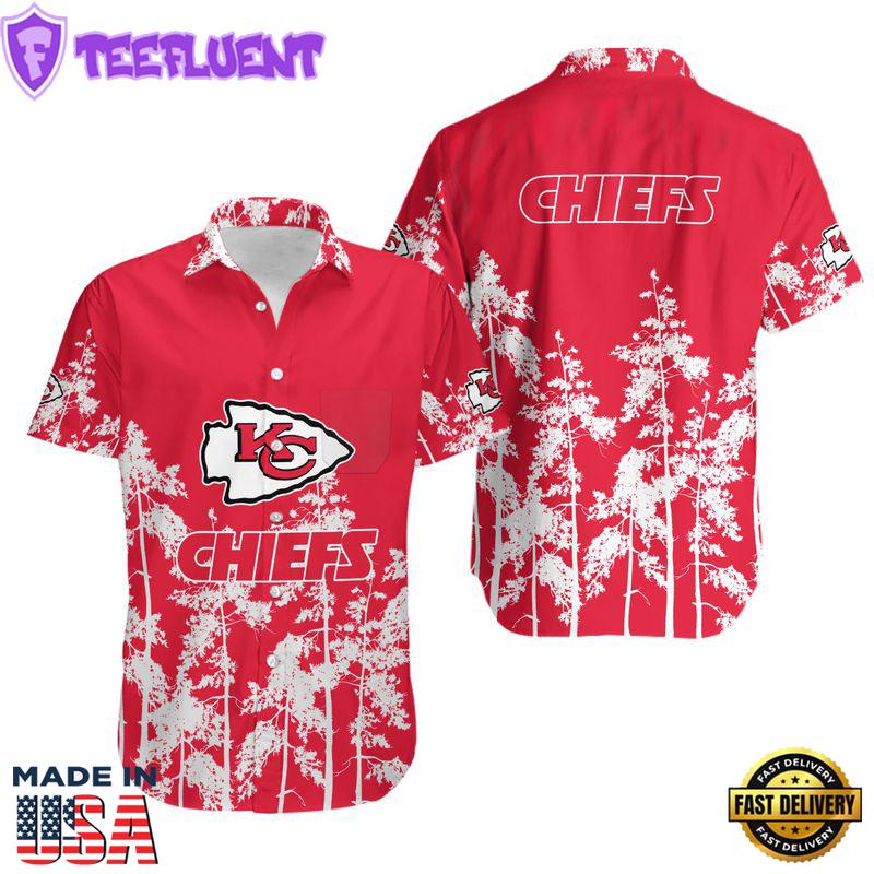 Kansas City Chiefs Secret Forest Hawaii Shirt and Shorts Summer