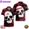 Kansas City Chiefs Skull Hawaii Shirt and Shorts Summer