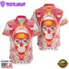 Kansas City Chiefs Skull Hawaiian Shirt and Shorts Summer