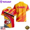 Kansas City Chiefs Stripe Pattern Hawaii Shirt and Shorts Summer