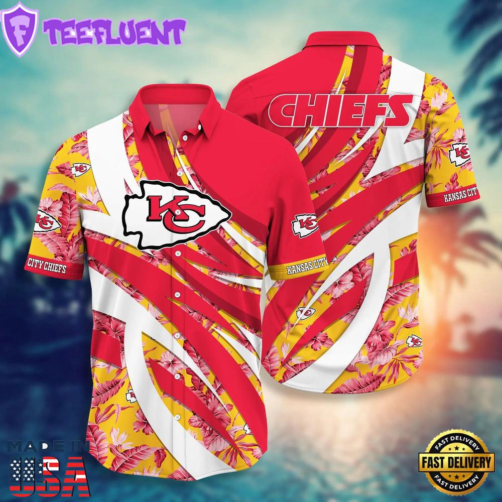 Kansas City Chiefs Tropical Paradise Hawaiian Shirt