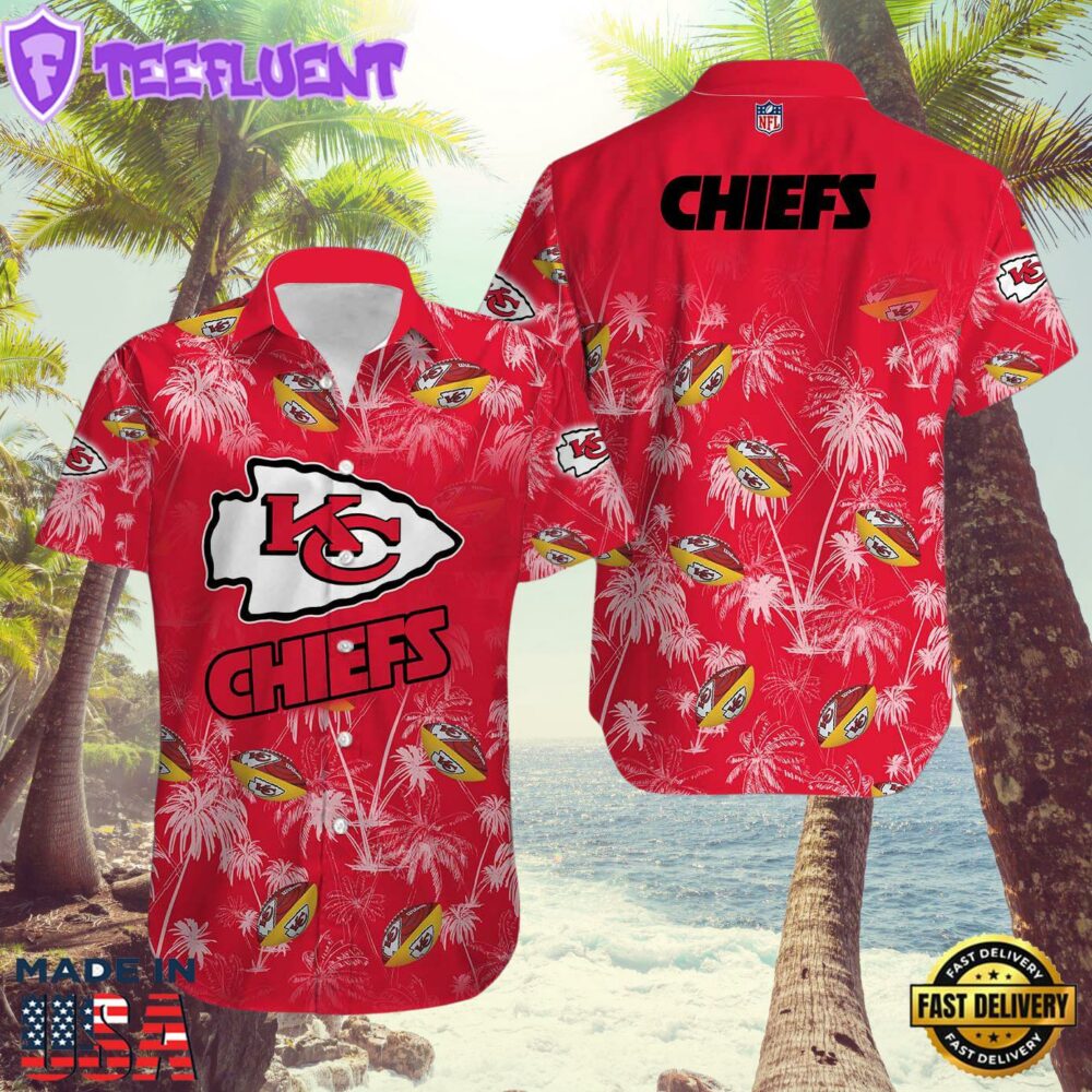 Kansas City Chiefs Tropical Vibes Hawaiian Shirt
