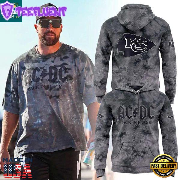 Kansas City Chiefs x AC_DC Back In Black 2025 Collab Hoodie