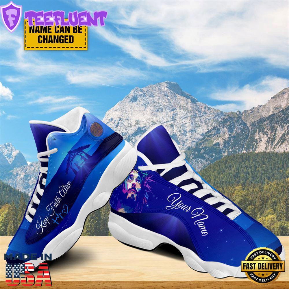 Keep Faith Alive Jesus Customized Jd13 Shoes For Man And Women