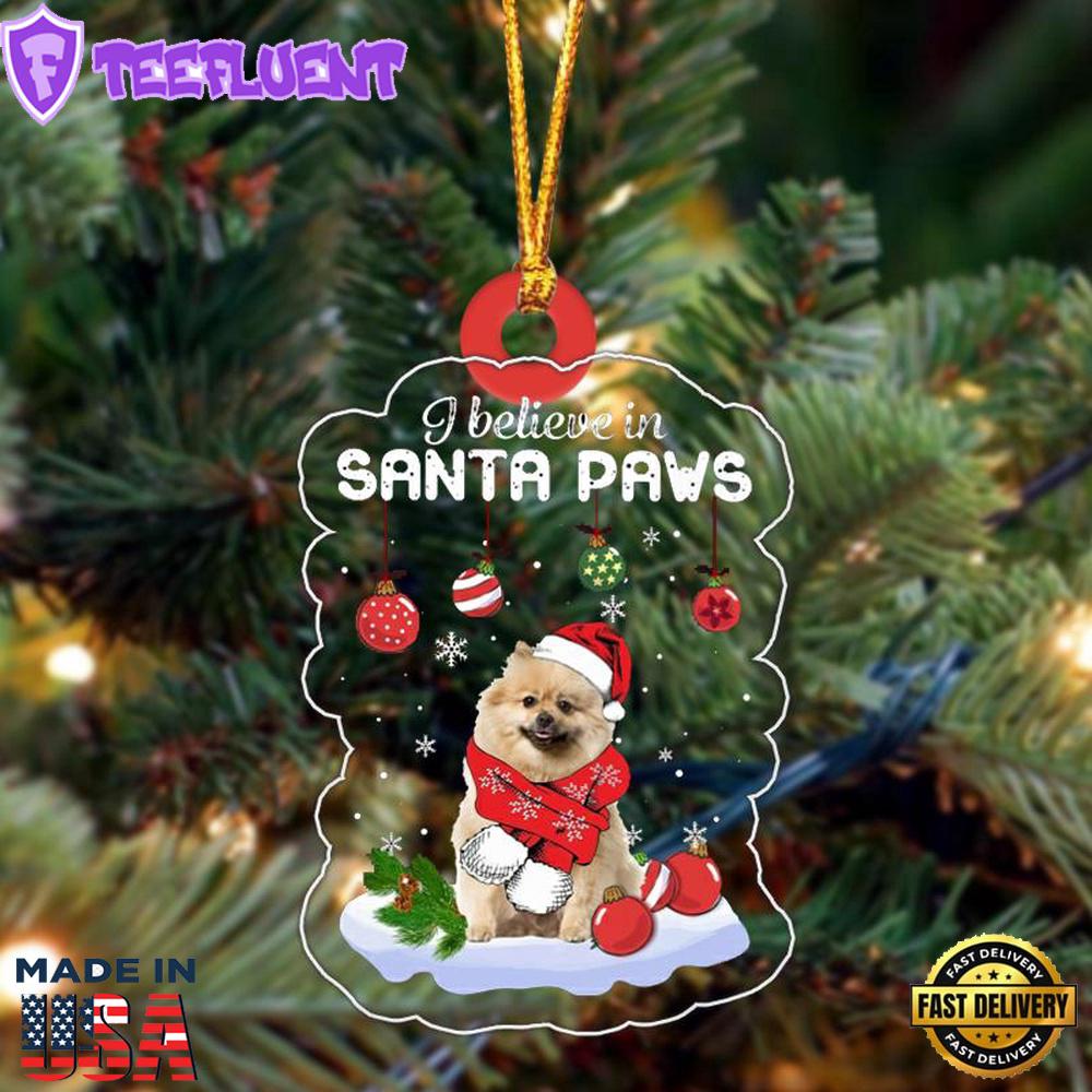 Keeshond Christmas Ornament, Gift For Christmas