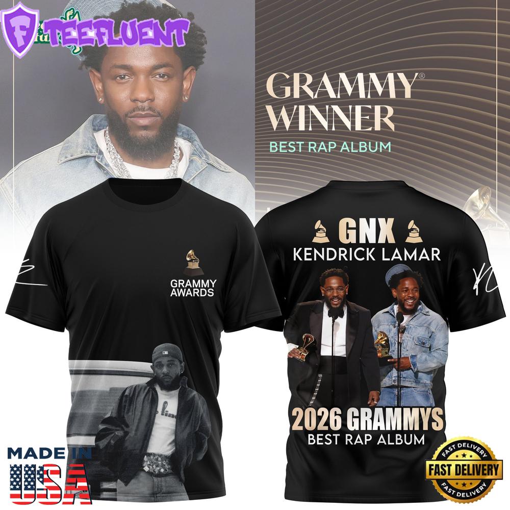 Kendrick Lamar’s 2026 Grammy Best Rap Album GNX Tshirt