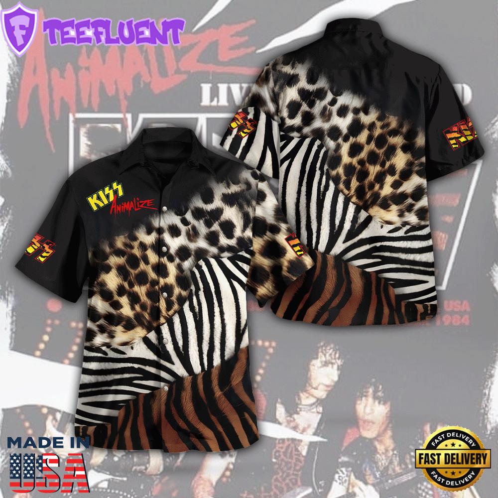 Kiss Band 3D Gift Summer Hawaiian Shirt