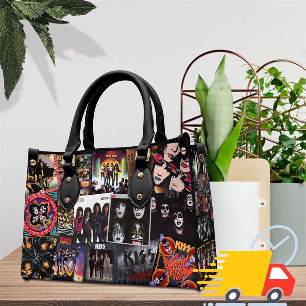 Kiss Band Best Of Song Leather HandBag