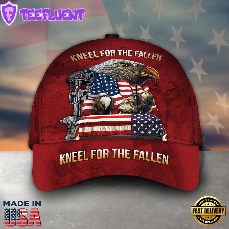 Kneel For The Fallen Veteran Cap