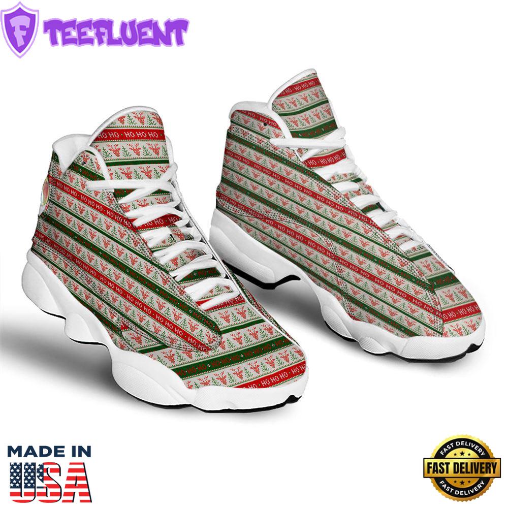 Knitted Christmas Print Pattern Jd13 Shoes For Men Women