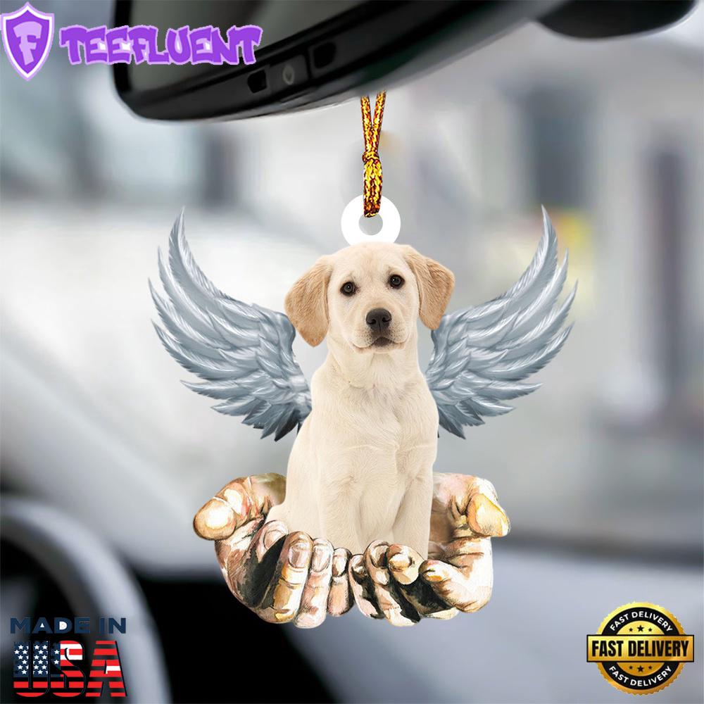 Labrador Retriever Angel Dog Memorial Ornament, Gift For Christmas