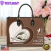 Labrador Retriever In My Heart Leather Bag