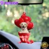 Labrador Retriever Red Heart Balloon Ornament, Gift For Christmas