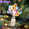 Labrador Retriever With Balloons Christmas Ornament, Gift For Christmas
