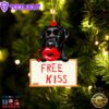Labrador-Retriever2 Free Kiss Christmas Ornament, Gift For Christmas