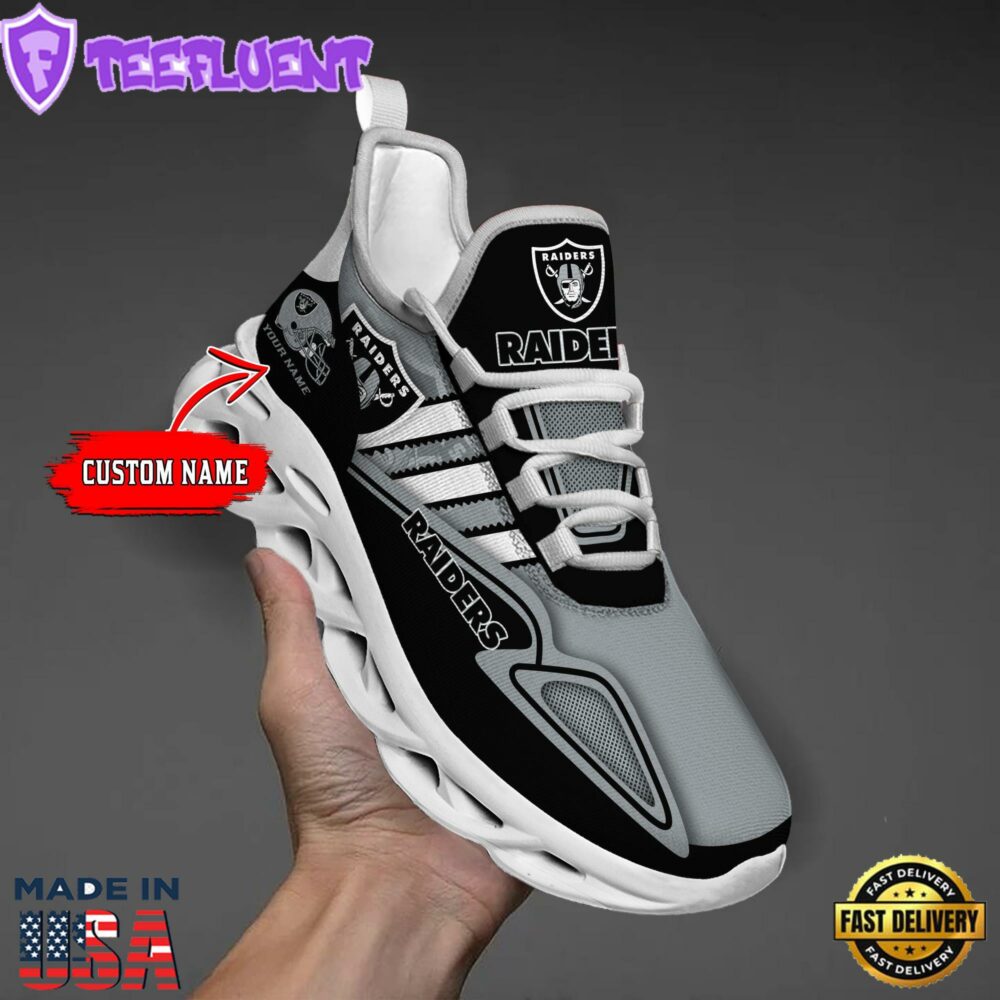 Las Vegas Raiders Clunky Max Soul Shoes NFL Personalized 1